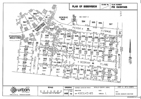 Plan of Subdivision